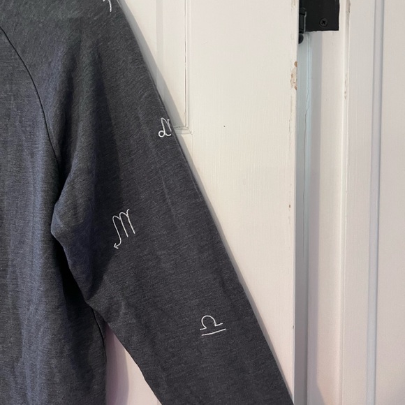 Gray Zodiac Symbol Sweatshirt - Picture 4 of 6
